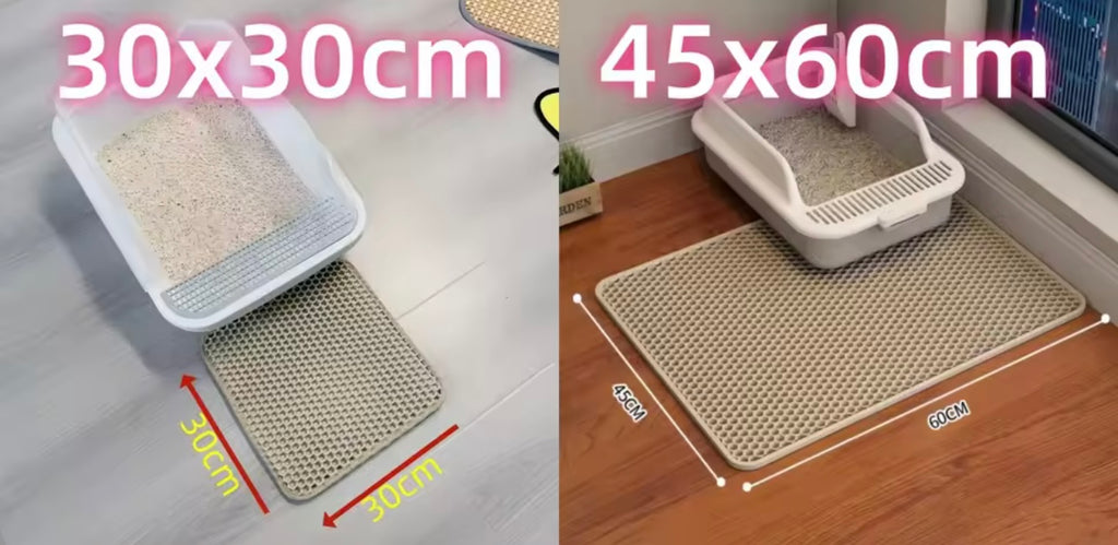 Double-layer No Mess Cat Litter Mat