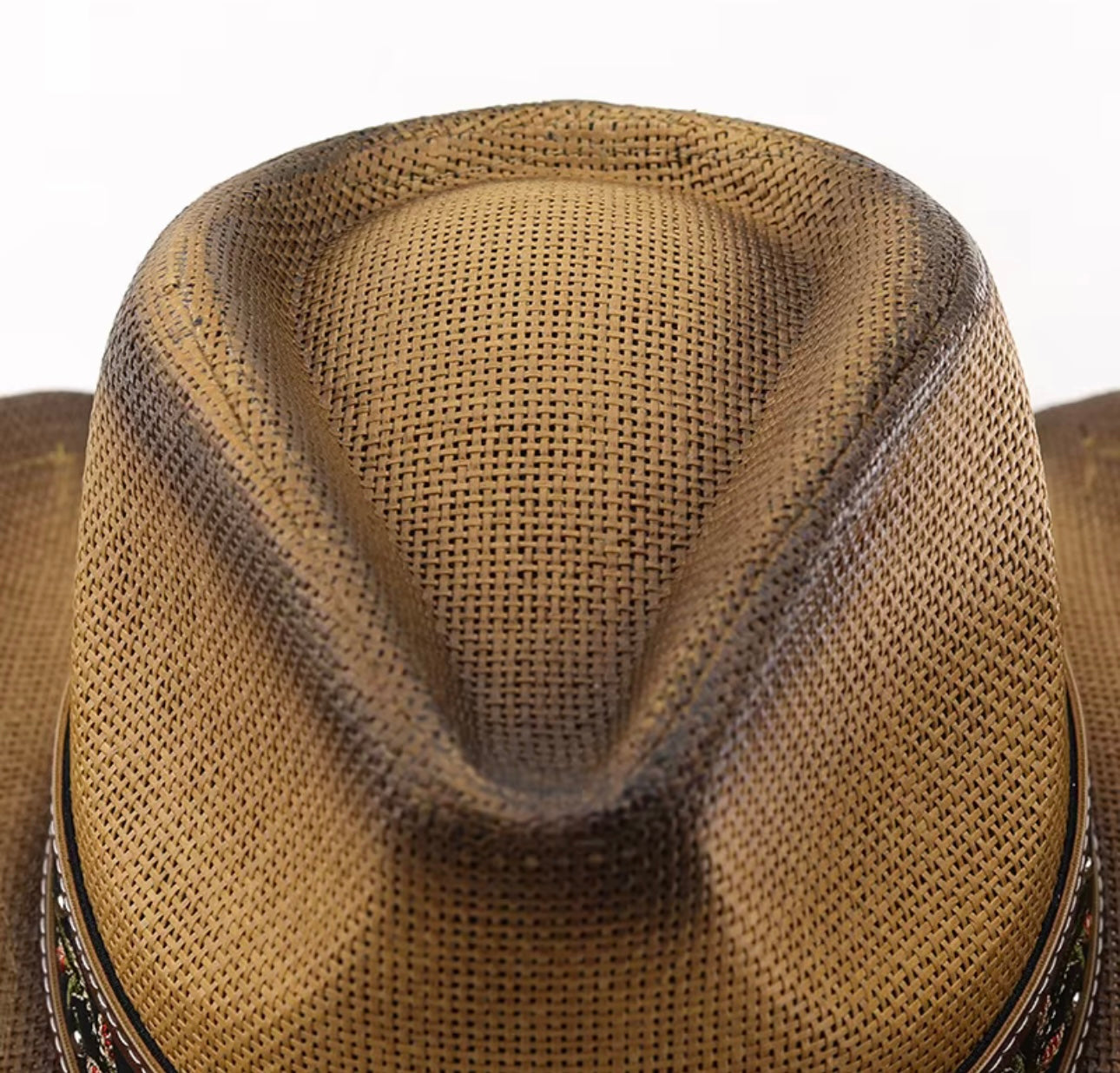 Western Cowboy Sun Hat – Wide Brim Sun Protection Hat for Outdoor & Travel