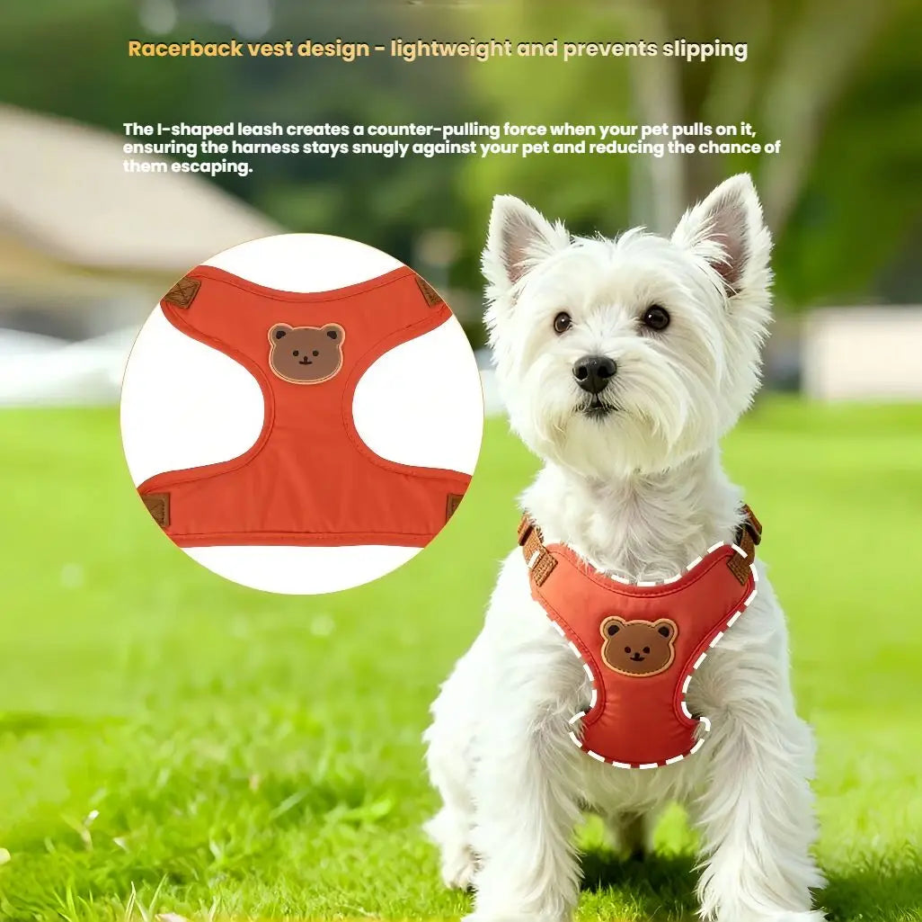 Dog/Cat Harness and Leash Set For Small and Medium Pets