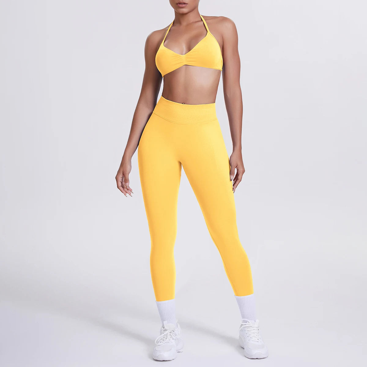 Women’s 2pcs Yoga/Work-Out Set Sports Bra and Tummy Control Leggings
