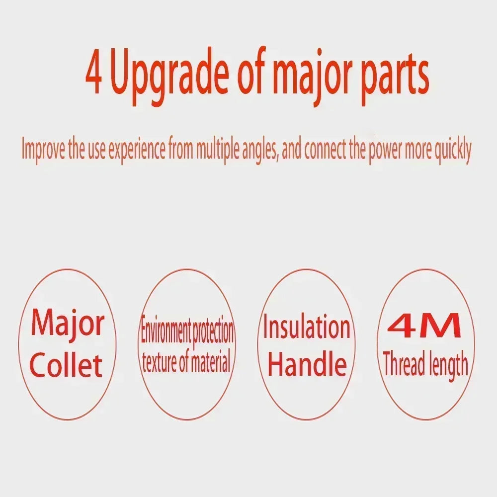 4-meter Fully Enclosed Car Battery Jumper Wire, Pure Copper Connection Wire, Thickened Jumper Wire, Jumper Wire Jumper Cable