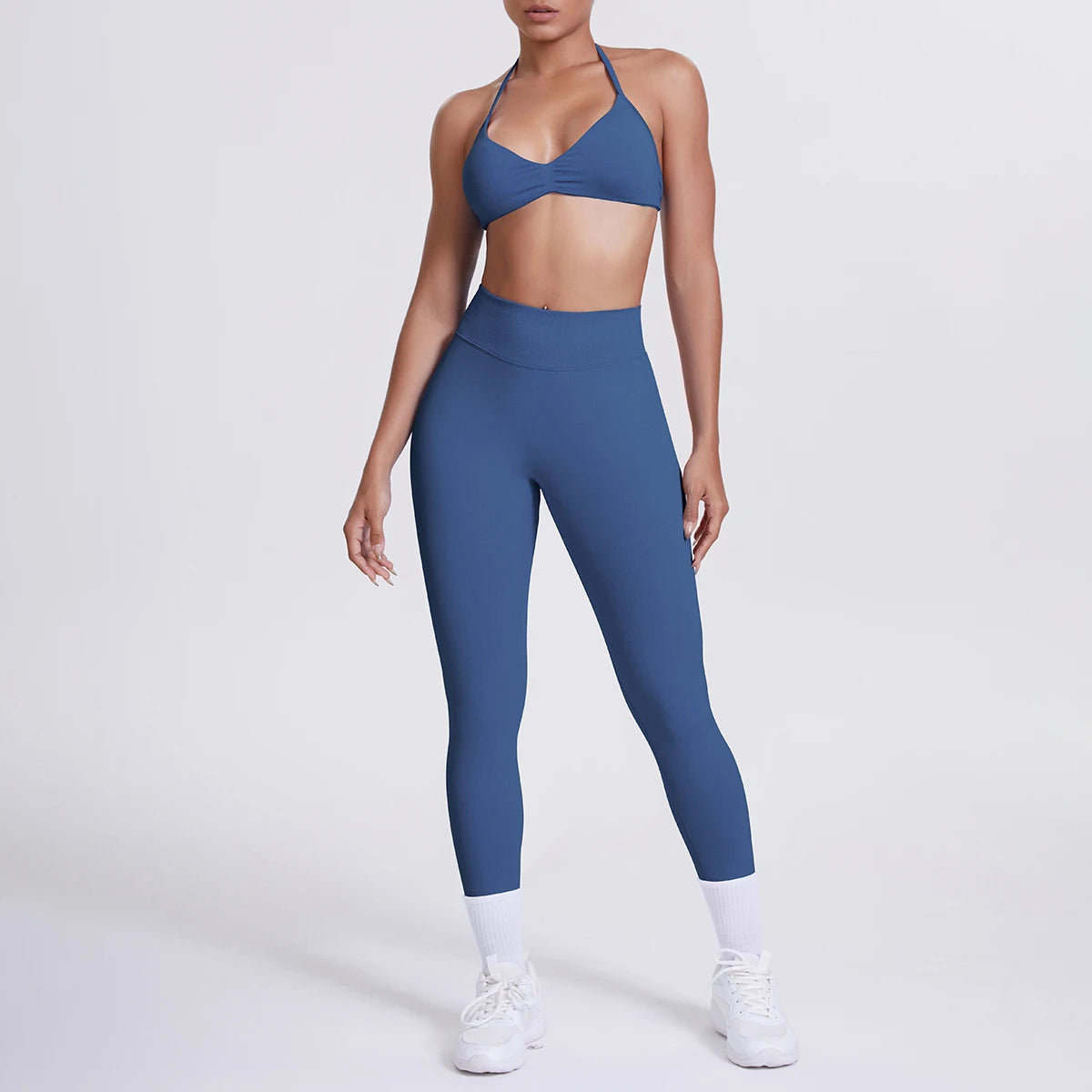 Women’s 2pcs Yoga/Work-Out Set Sports Bra and Tummy Control Leggings