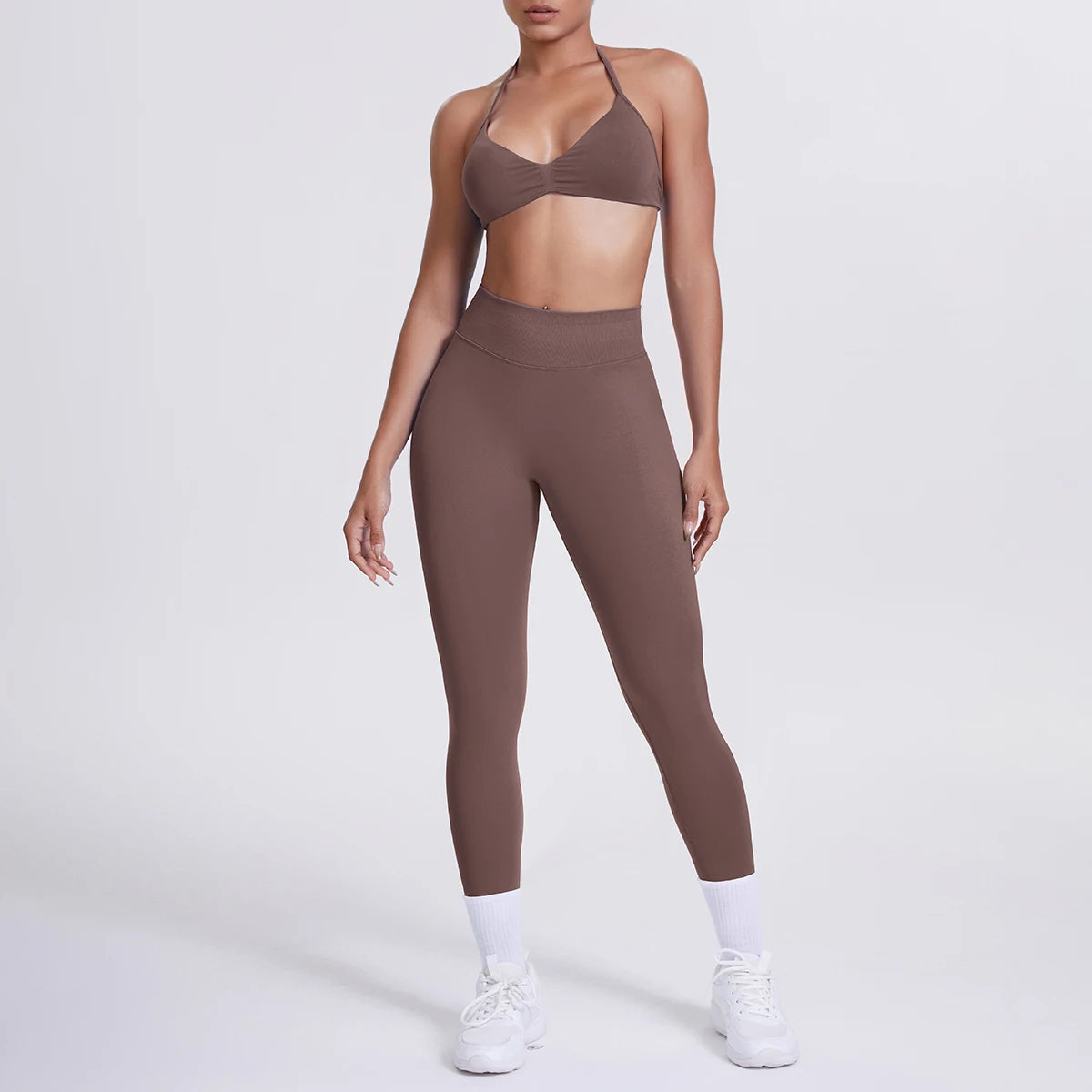 Women’s 2pcs Yoga/Work-Out Set Sports Bra and Tummy Control Leggings