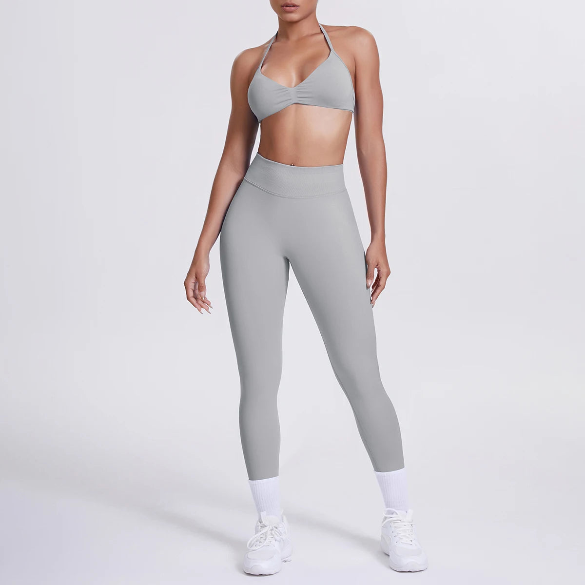 Women’s 2pcs Yoga/Work-Out Set Sports Bra and Tummy Control Leggings