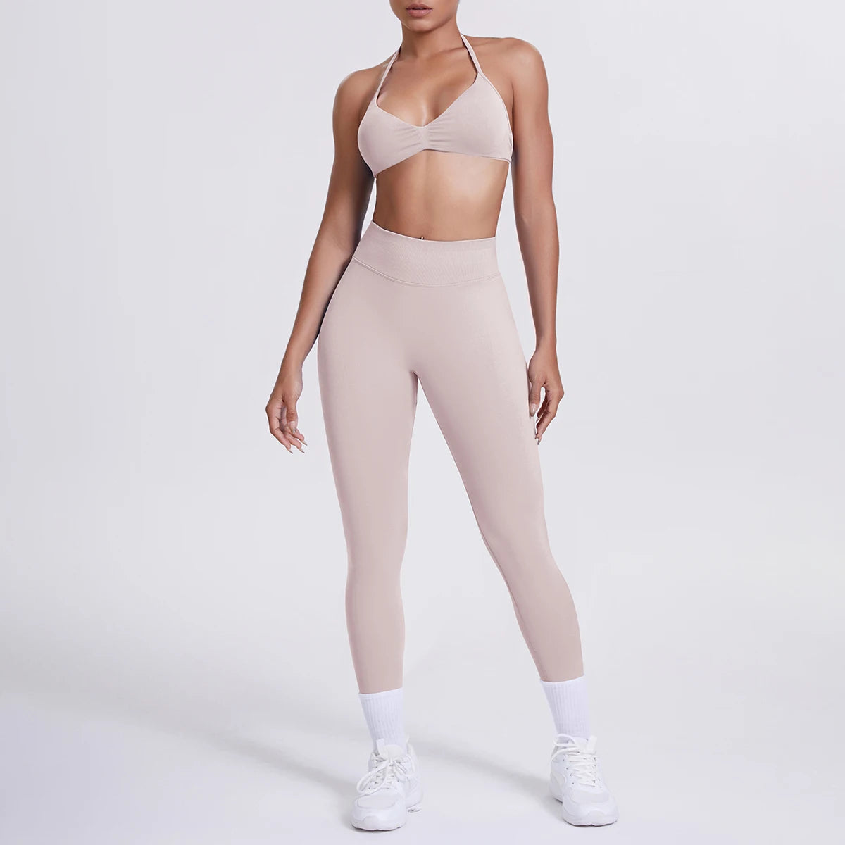 Women’s 2pcs Yoga/Work-Out Set Sports Bra and Tummy Control Leggings