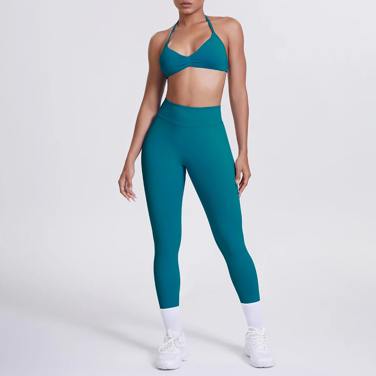 Women’s 2pcs Yoga/Work-Out Set Sports Bra and Tummy Control Leggings