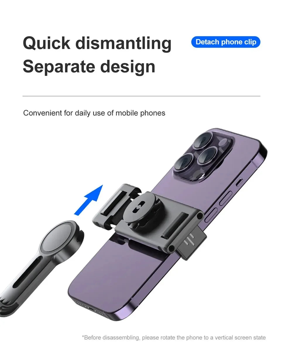 Smart 360° Auto Face Tracking Phone Tripod with Gesture Recognition – No App Required for Live Streaming, Video & Content Creation