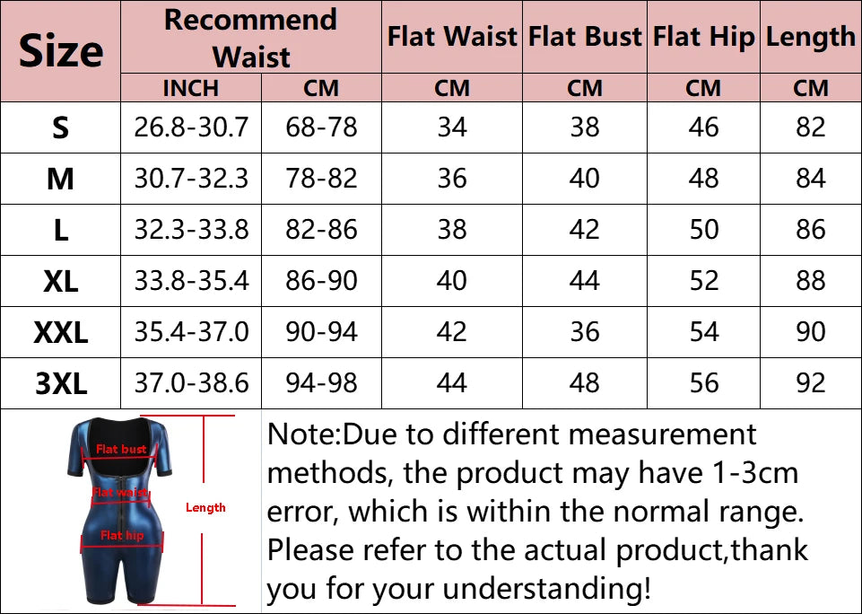 Women’s One-Piece Hot Thermal Weight Loss Sauna Bodysuit – Slimming Shaper, Fat-Burning Waist Trainer