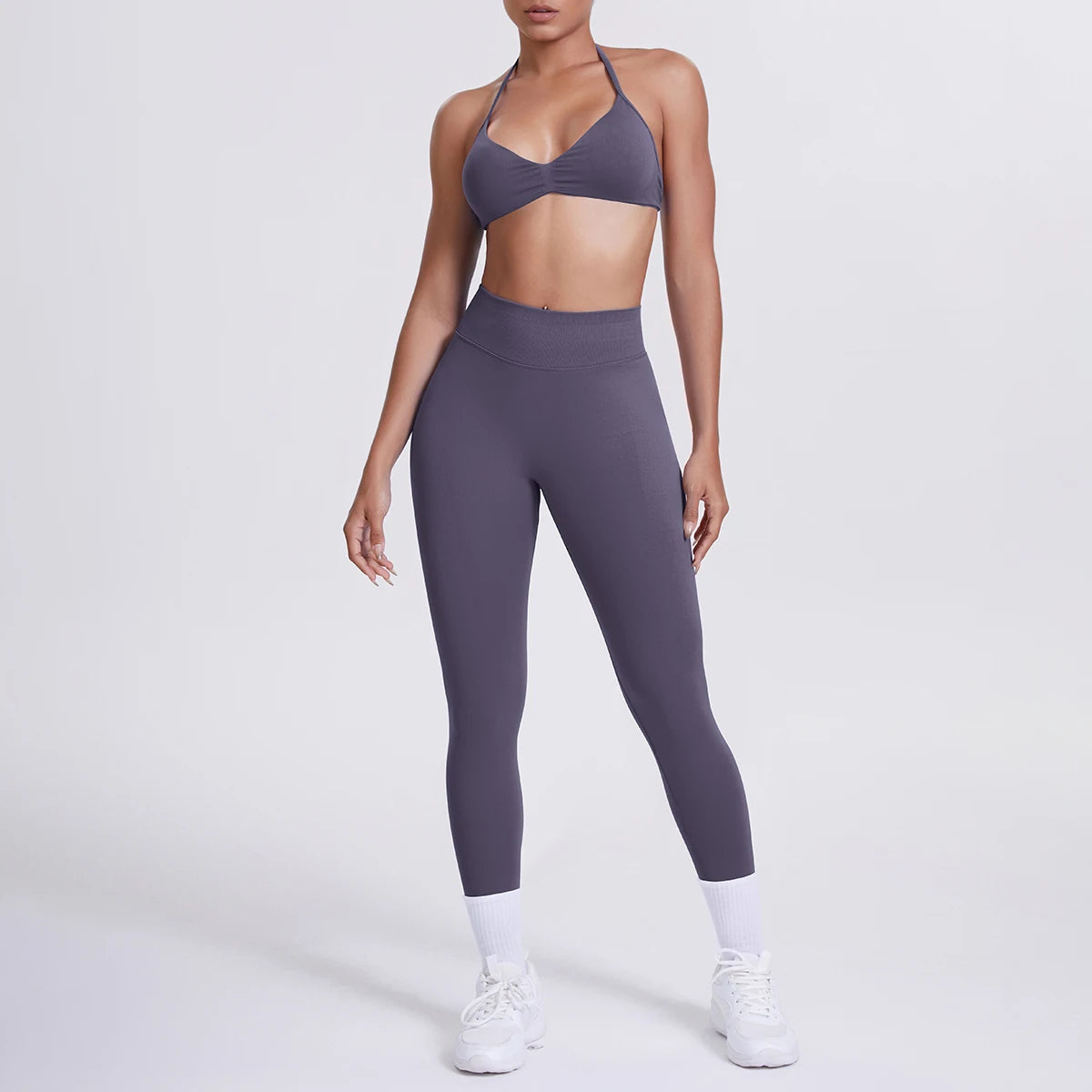 Women’s 2pcs Yoga/Work-Out Set Sports Bra and Tummy Control Leggings