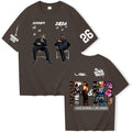 Chris Brown and Usher 2026 Tour T-shirt Unisex Short Sleeve Crew Neck T-Shirt