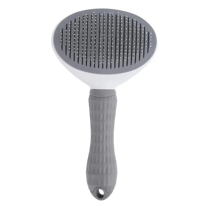 Self-Cleaning Pet Grooming Brush for Dogs & Cats – Deshedding Hair Remover, Dematting Comb, Undercoat Grooming Tool for Long & Short Hair