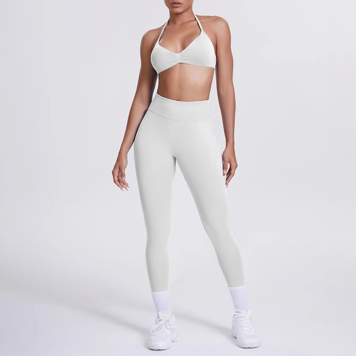 Women’s 2pcs Yoga/Work-Out Set Sports Bra and Tummy Control Leggings